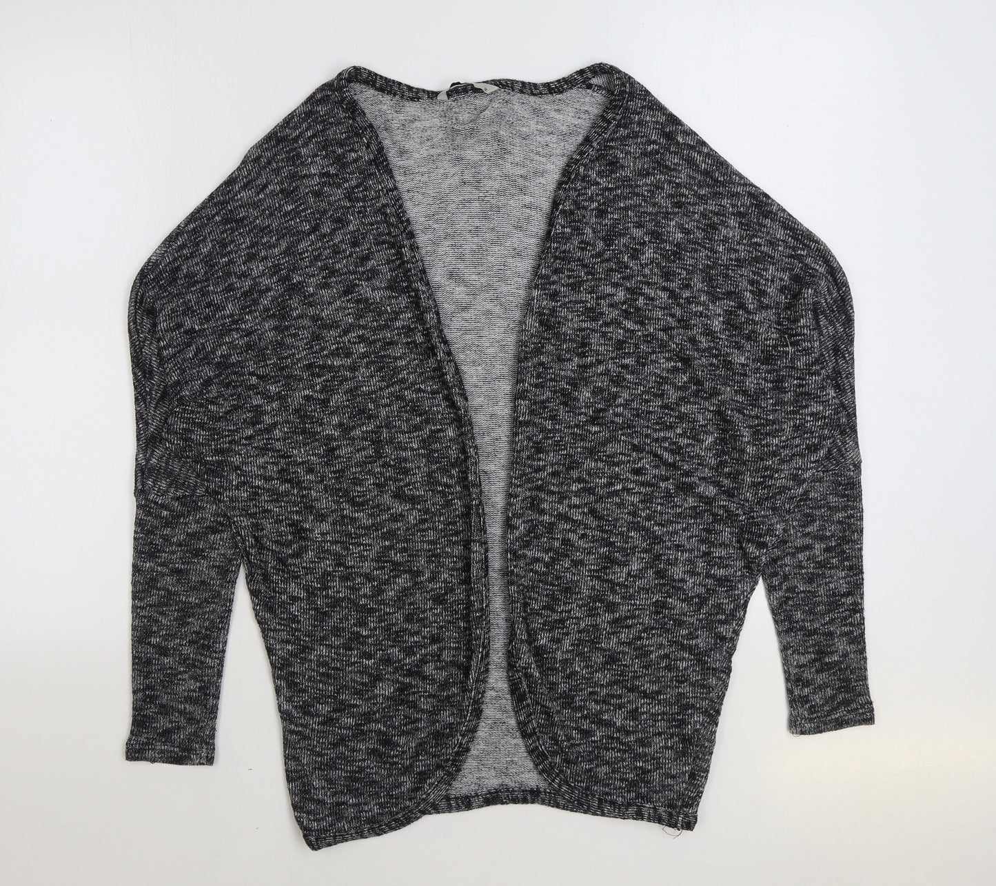 TU Womens Grey V-Neck Viscose Cardigan Jumper Size 12