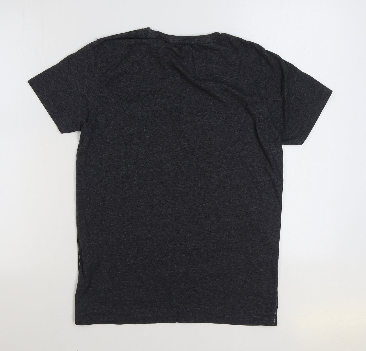 NEXT Mens Grey Cotton T-Shirt Size S Round Neck - The Rolling Stones