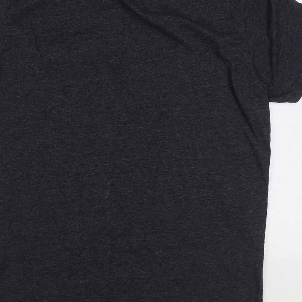 NEXT Mens Grey Cotton T-Shirt Size S Round Neck - The Rolling Stones