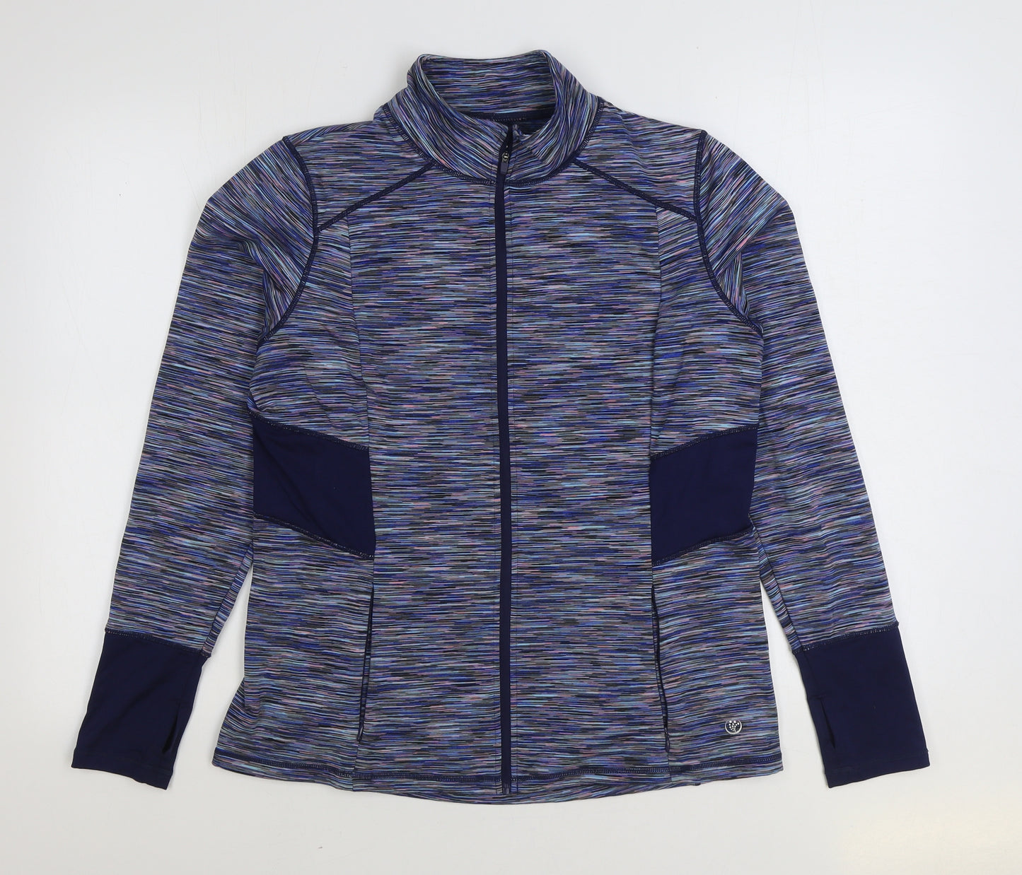 Dunnes Stores Womens Multicoloured Geometric Jacket Size M Zip