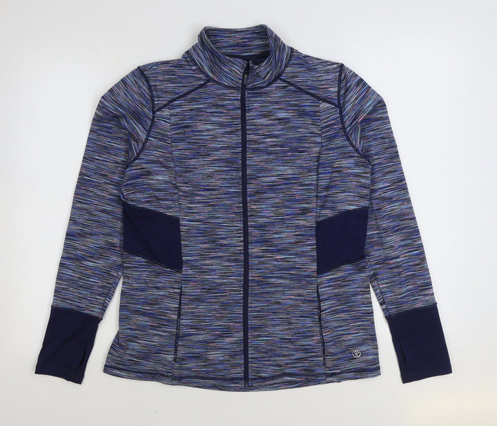 Dunnes Stores Womens Multicoloured Geometric Jacket Size M Zip