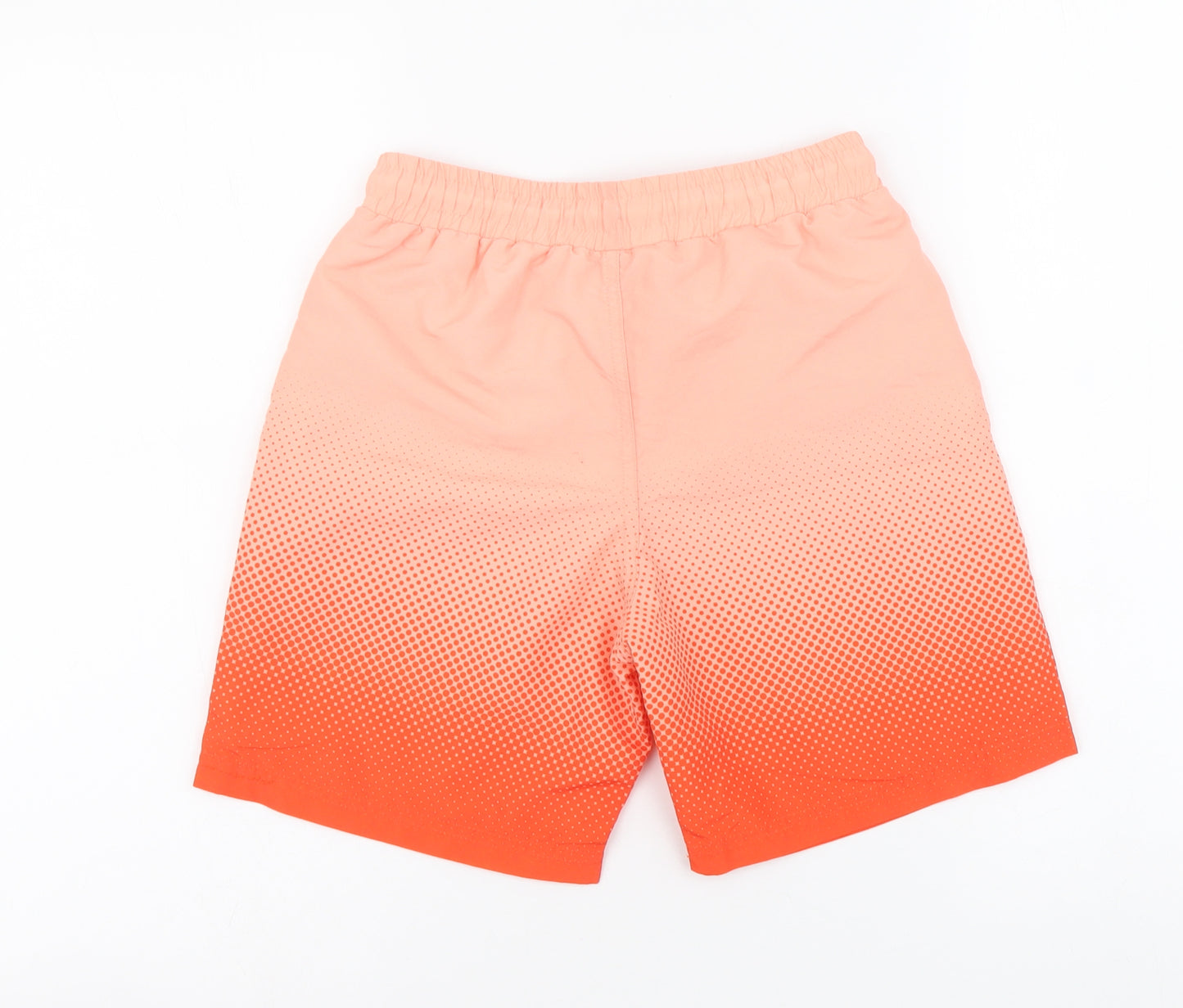 McKenzie Boys Orange Polyester Sweat Shorts Size 10-11 Years Regular Drawstring - Swimming shorts