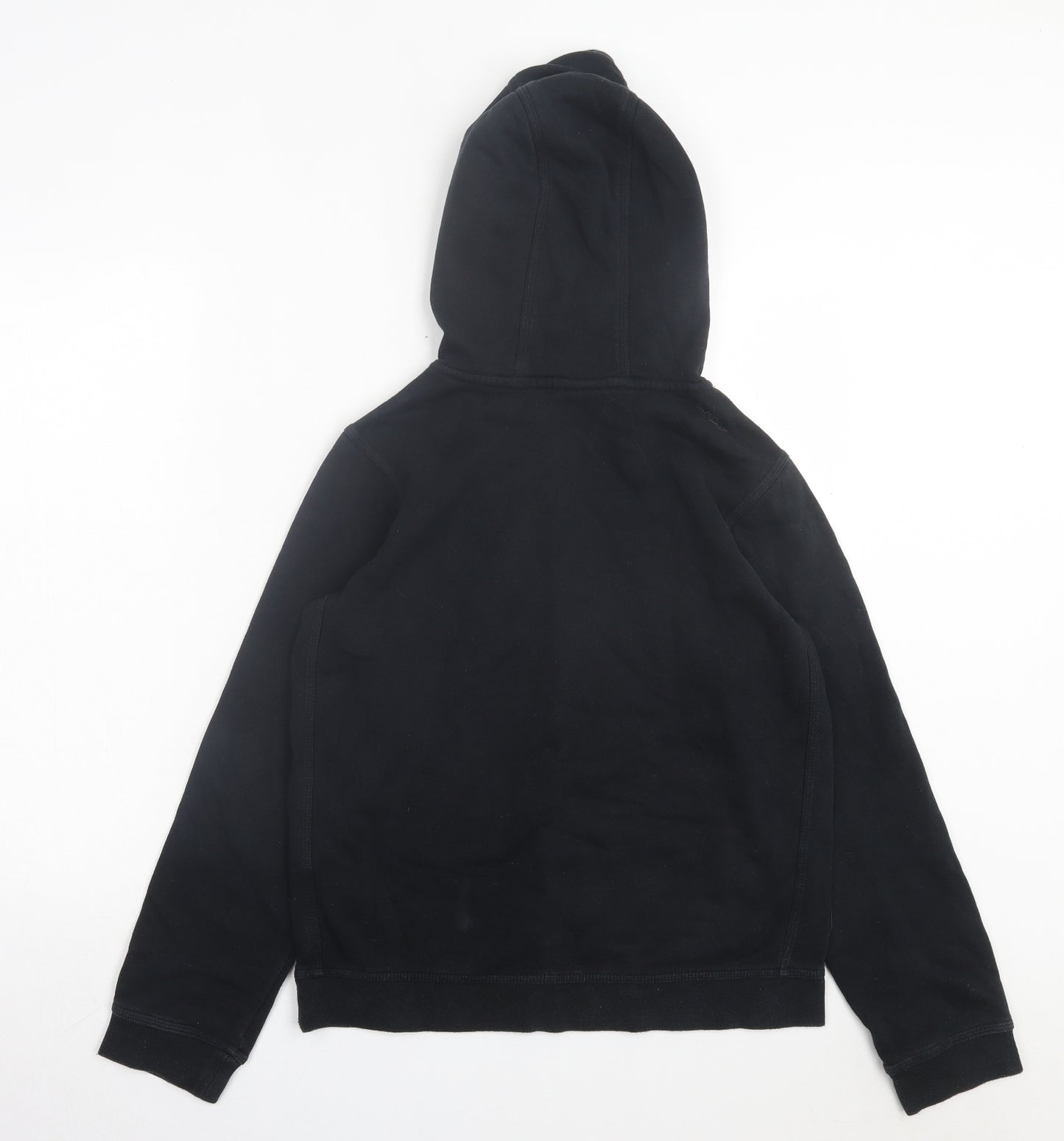 Nike Boys Black Cotton Pullover Hoodie Size 13-14 Years Pullover