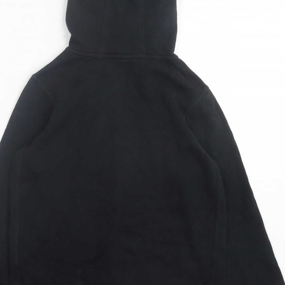 Nike Boys Black Cotton Pullover Hoodie Size 13-14 Years Pullover