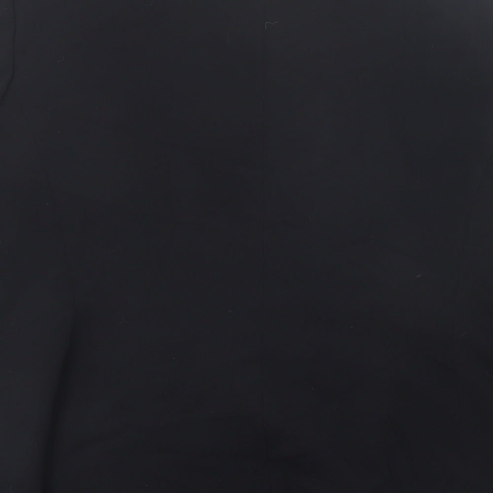 BHS Womens Black Jacket Blazer Size 16 Button