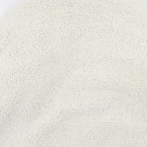 New Look Womens White Jacket Size 22 Zip