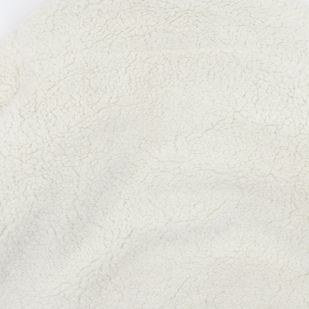 New Look Womens White Jacket Size 22 Zip