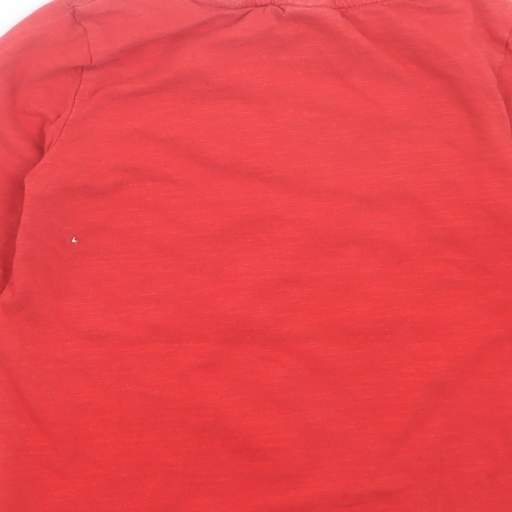 F&F Boys Red Cotton Basic Casual Size 5-6 Years Crew Neck Pullover - Spider Man
