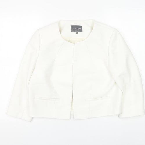 Phase Eight Womens White Jacket Blazer Size 14