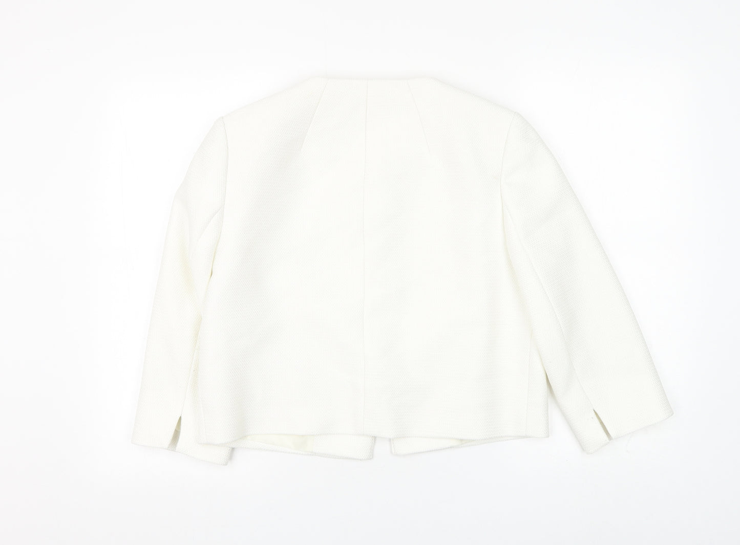 Phase Eight Womens White Jacket Blazer Size 14
