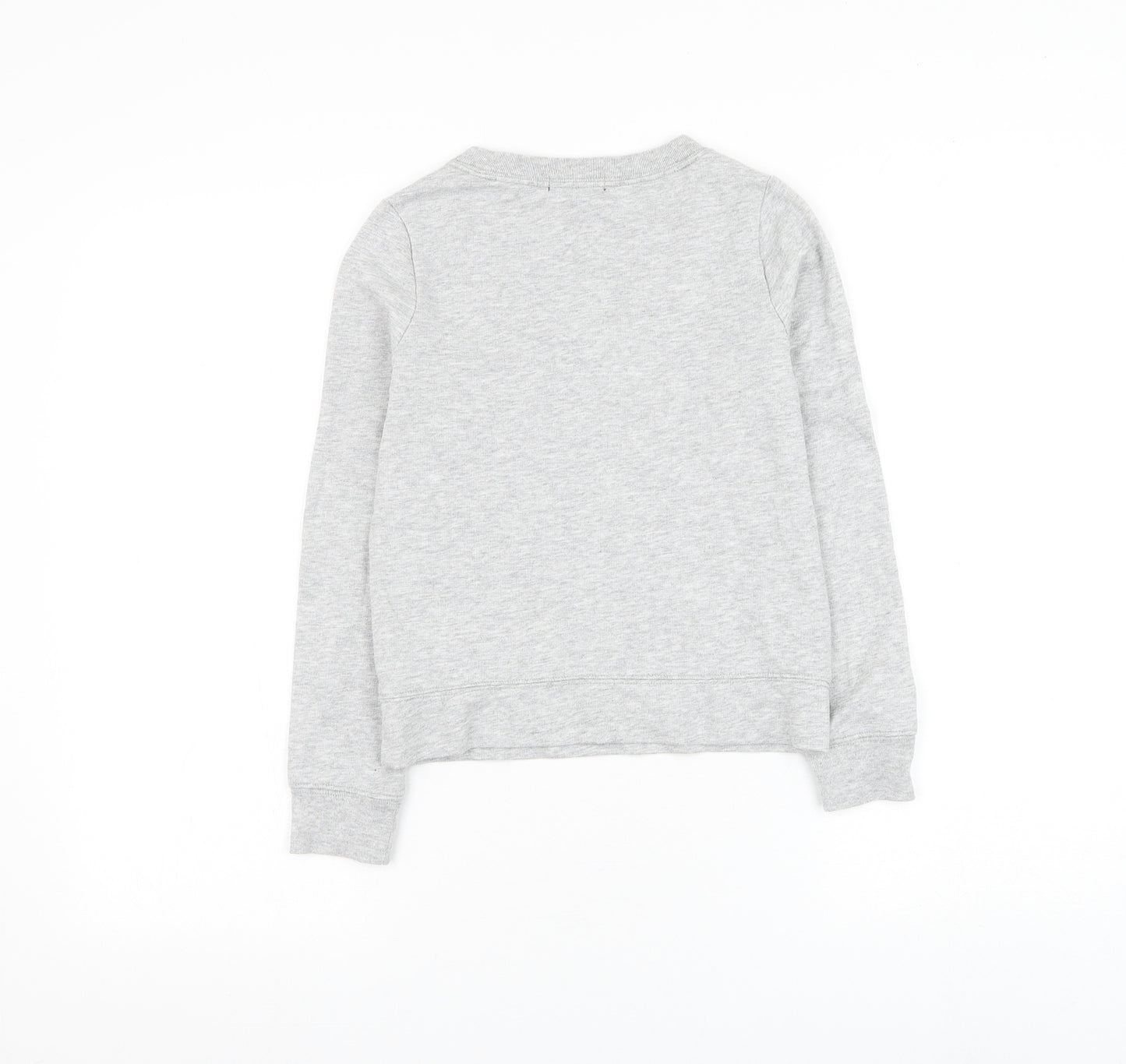 Gap Girls Grey Cotton Pullover Sweatshirt Size 8-9 Years Pullover