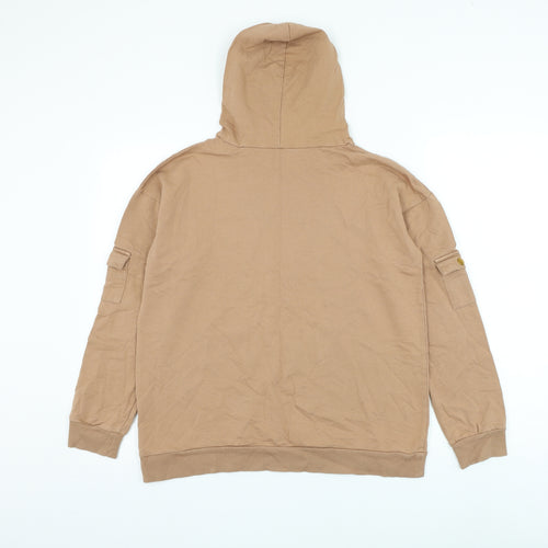Select Womens Brown Cotton Pullover Hoodie Size 10 Pullover - L'amour