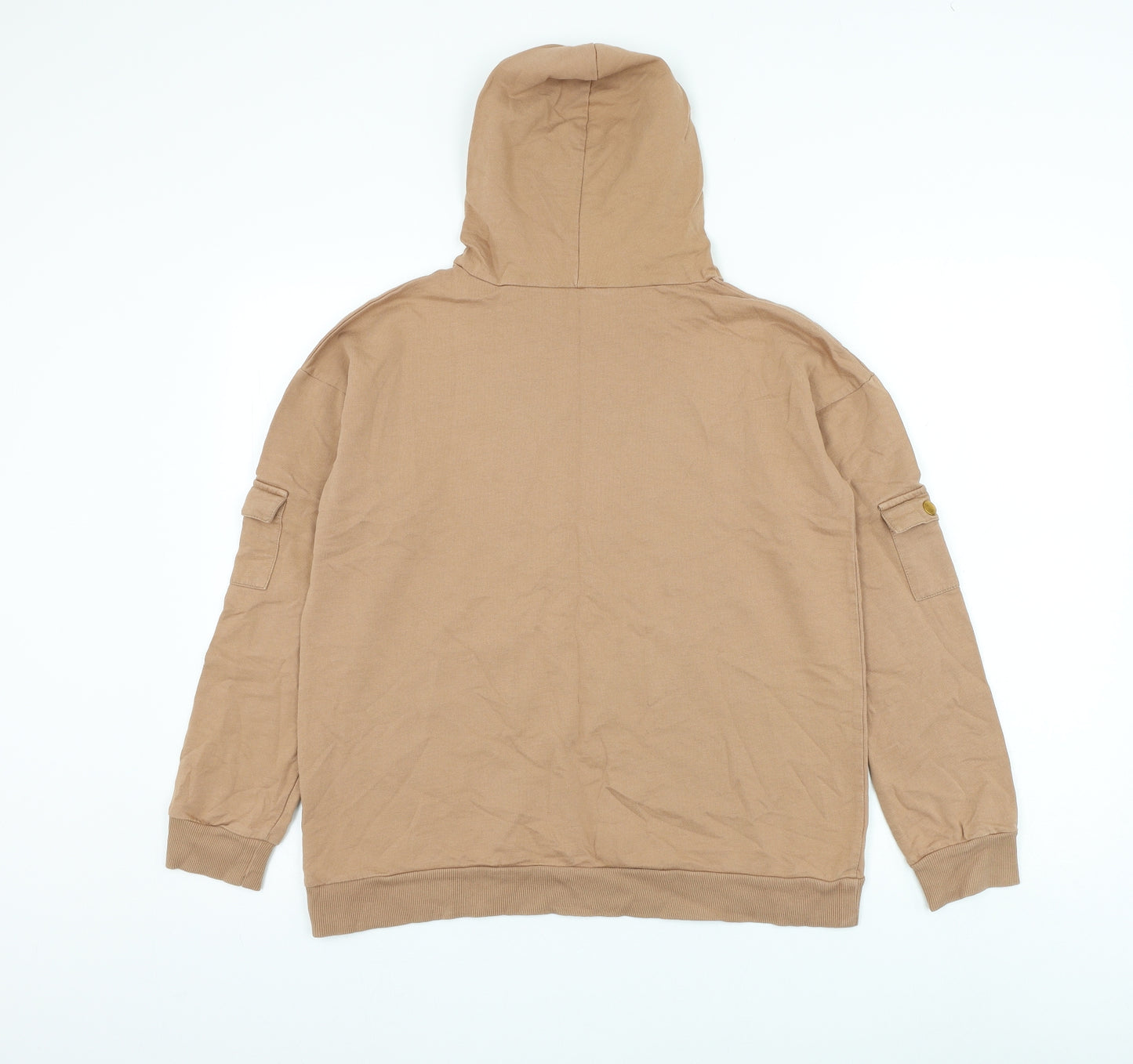 Select Womens Brown Cotton Pullover Hoodie Size 10 Pullover - L'amour