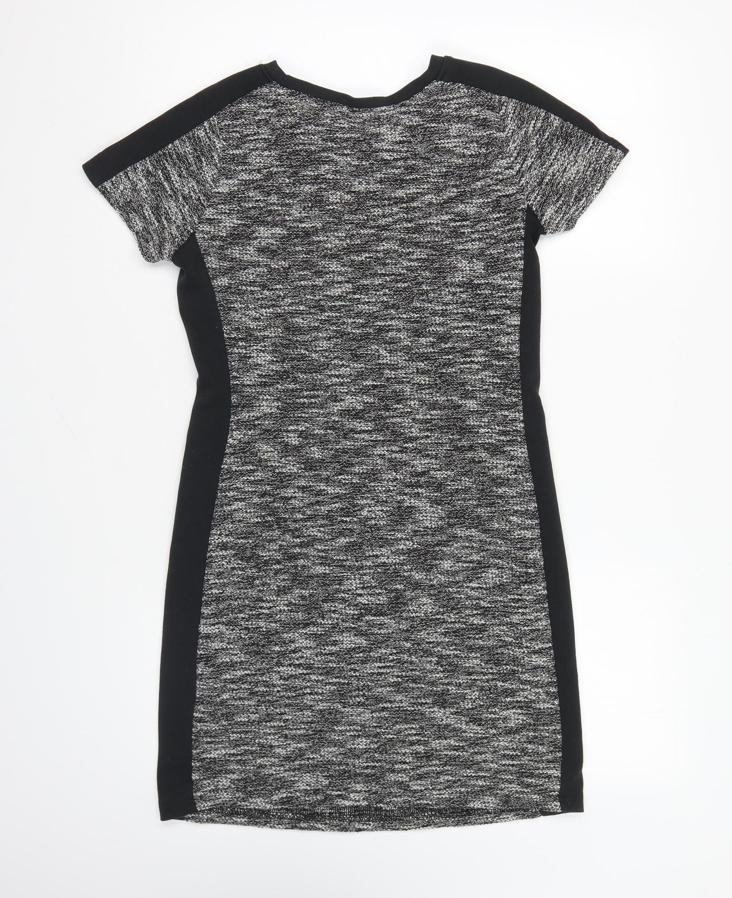 Avenue Womens Grey Polyester Pencil Dress Size 8 Round Neck Pullover