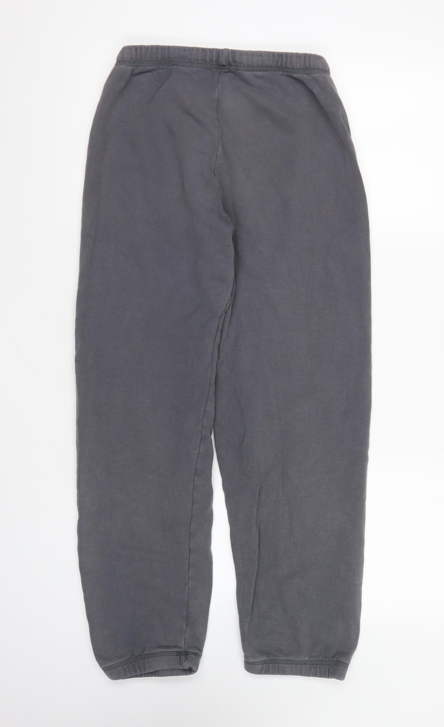 Pineapple Womens Grey Cotton Jogger Trousers Size XS L26 in Regular Drawstring