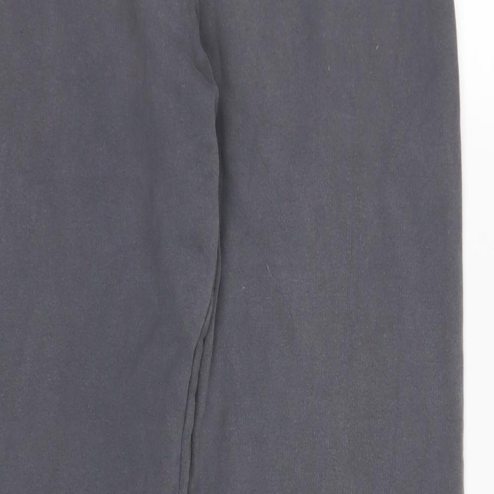 Pineapple Womens Grey Cotton Jogger Trousers Size XS L26 in Regular Drawstring