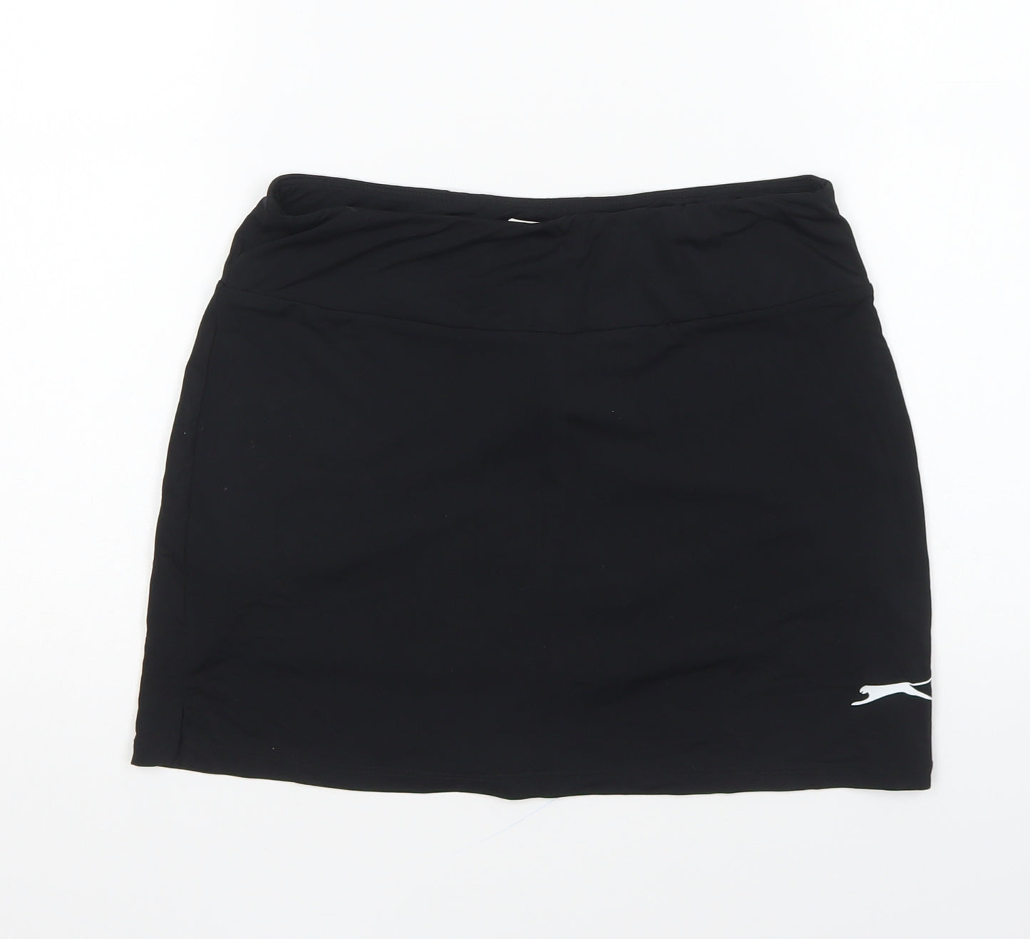 Slazenger Womens Black Polyester Mini Skort Size 10