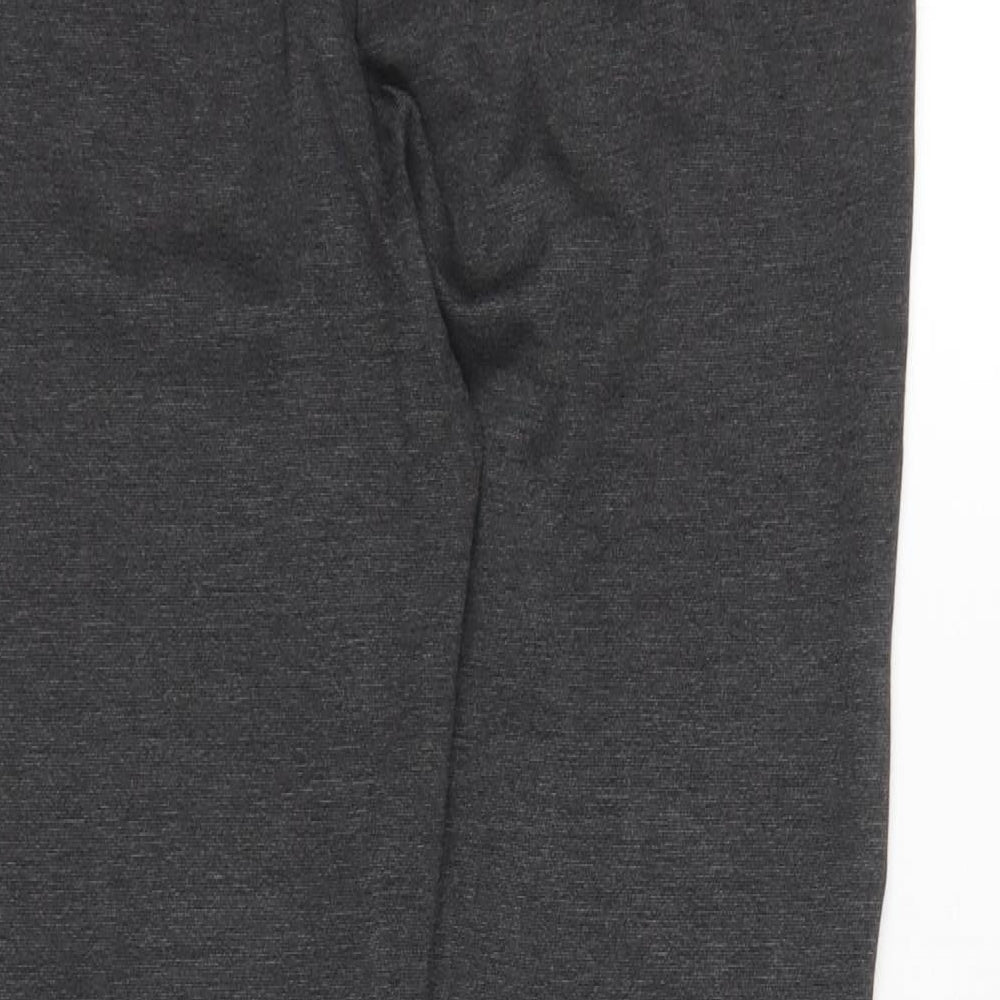 Papaya Womens Grey Viscose Capri Leggings Size 14 L26 in