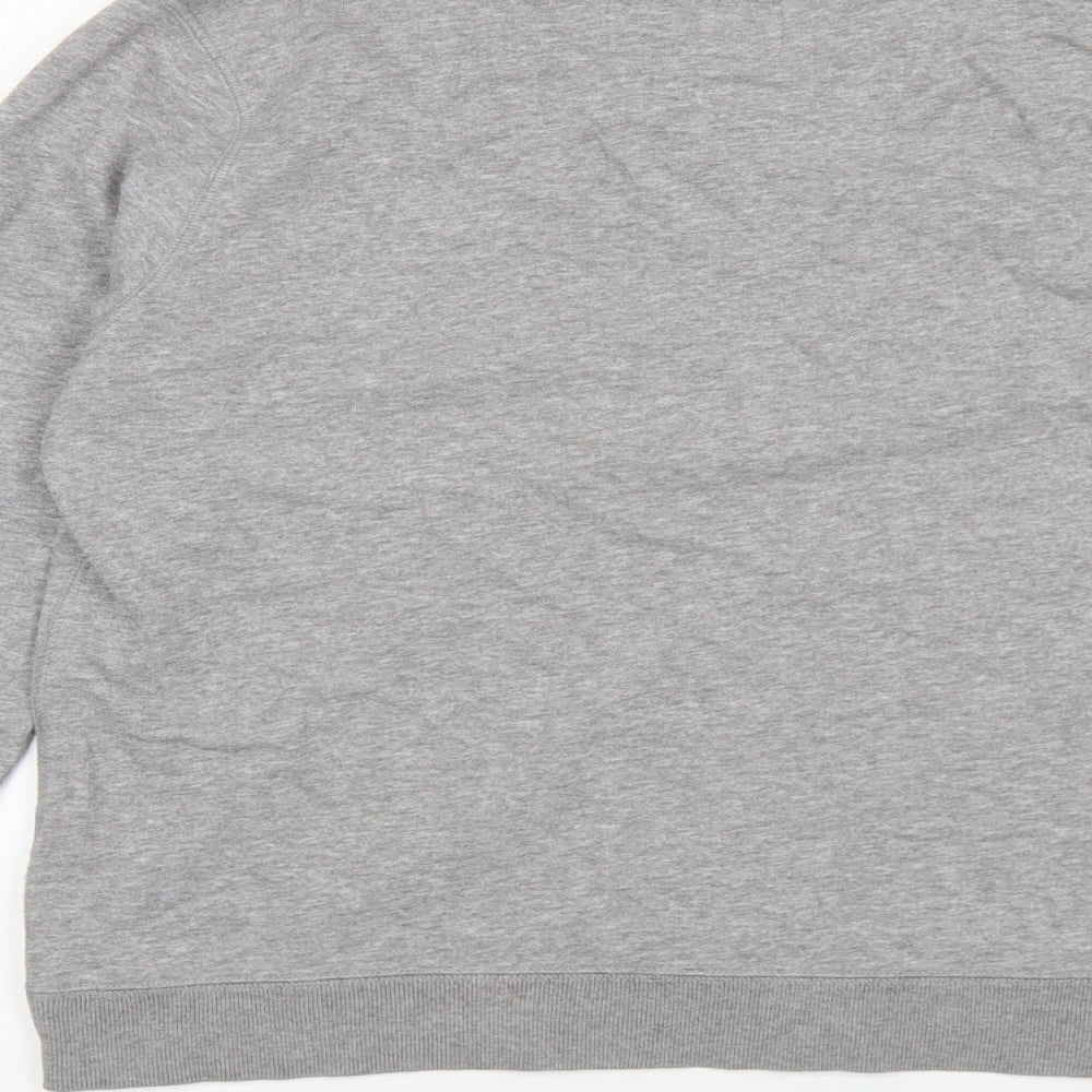 Jack Wills Womens Grey Cotton Pullover Sweatshirt Size 14 Pullover