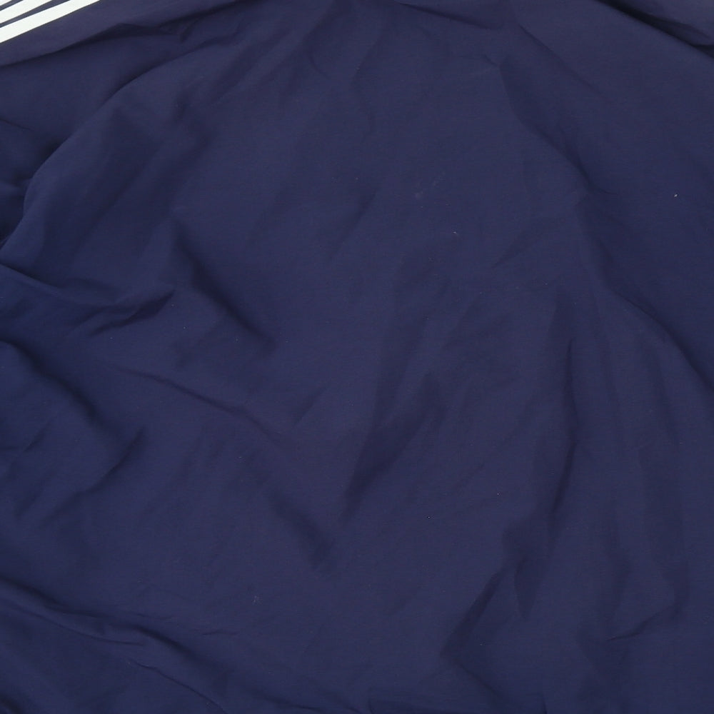adidas Mens Blue Jacket Coatigan Size 42 Zip