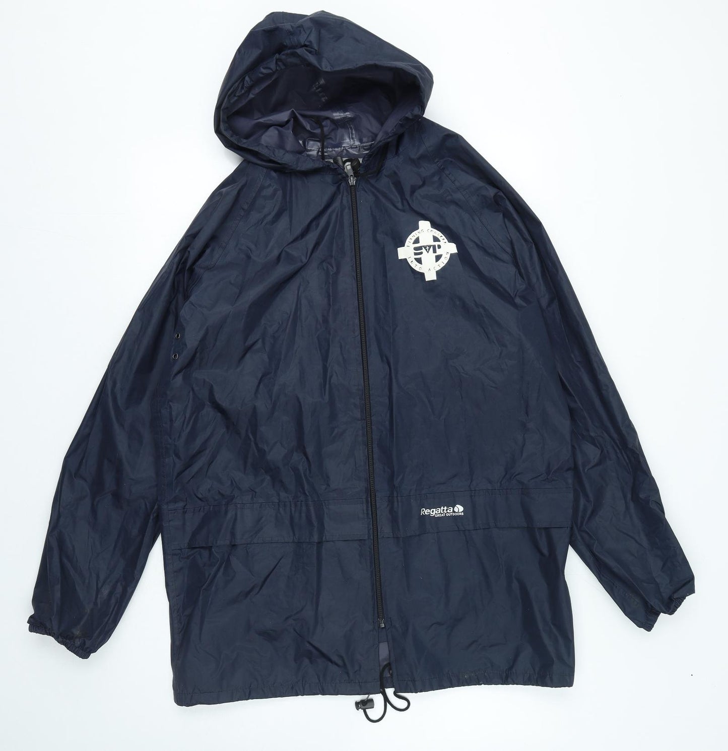 Regatta Mens Blue Anorak Coat Size S Zip