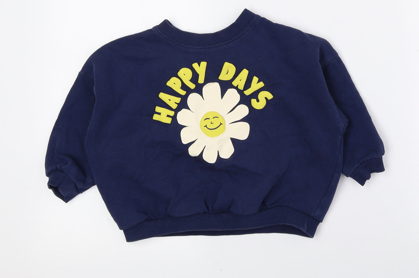 John Lewis Girls Multicoloured 100% Cotton Pullover Sweatshirt Size 2 Years Pullover - Daisy
