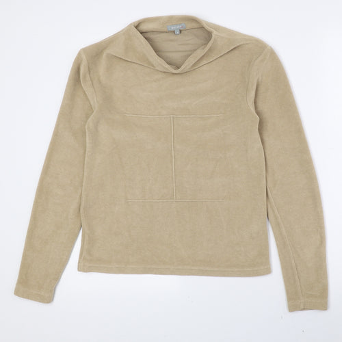 Per Una Womens Brown Cowl Neck Polyester Pullover Jumper Size 8