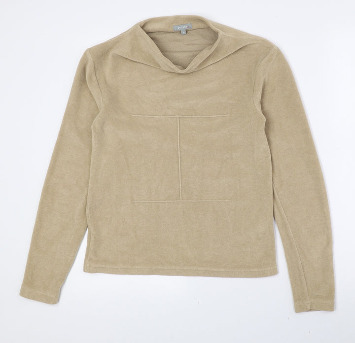Per Una Womens Brown Cowl Neck Polyester Pullover Jumper Size 8