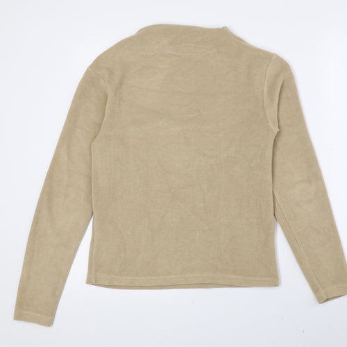 Per Una Womens Brown Cowl Neck Polyester Pullover Jumper Size 8