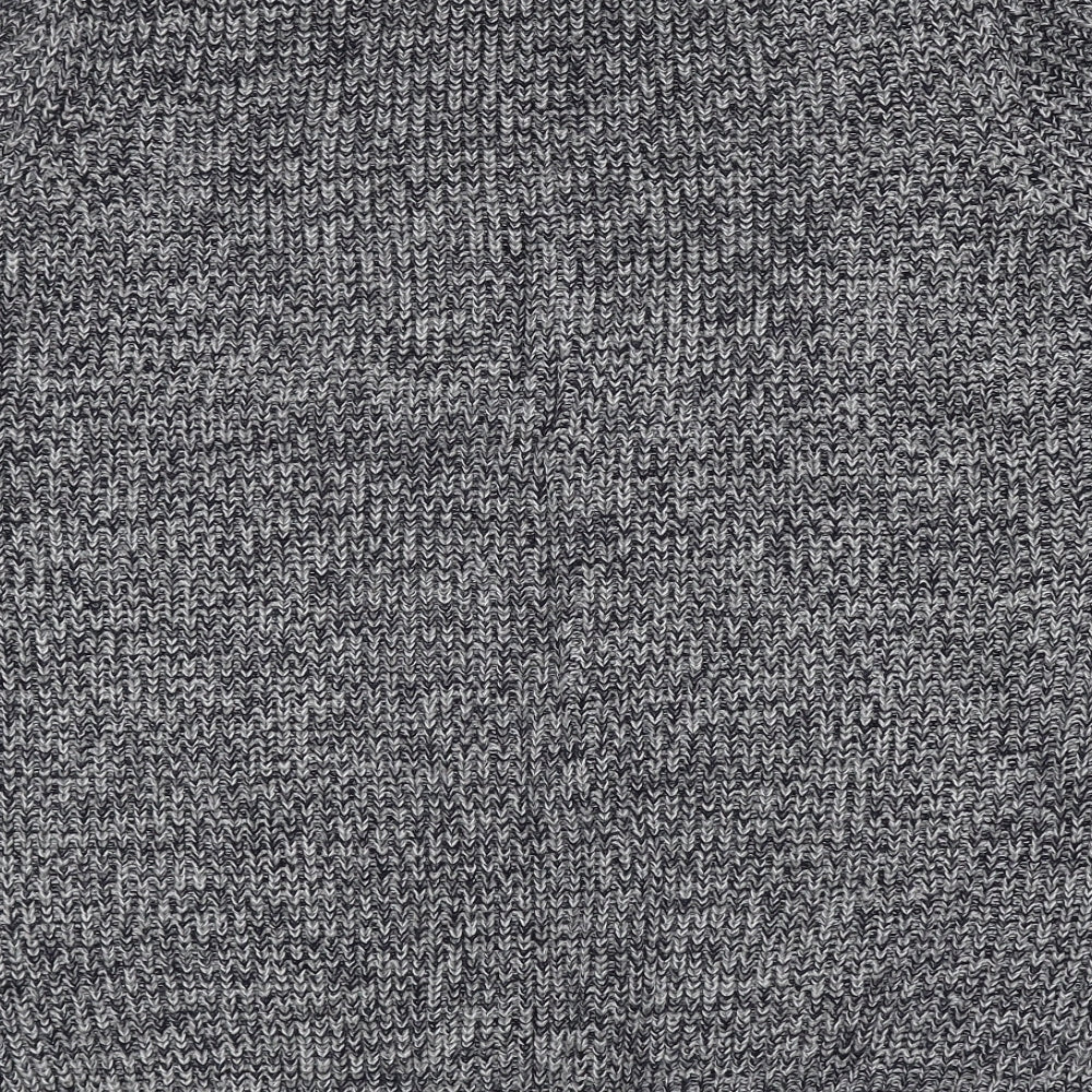 George Mens Grey Round Neck Acrylic Pullover Jumper Size XL