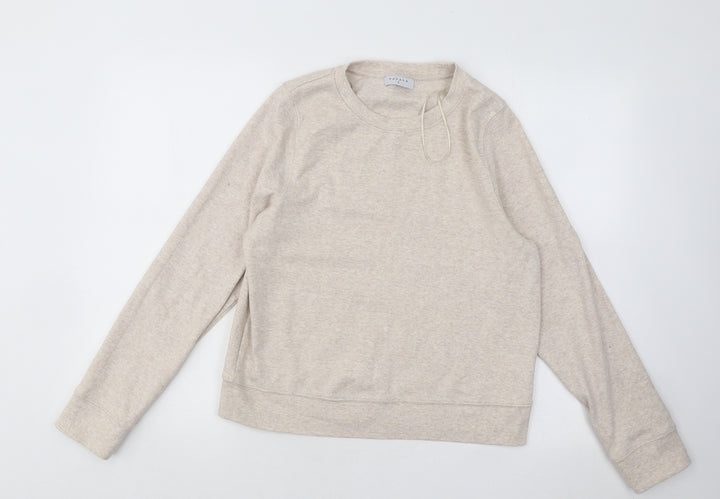 Papaya Womens Pink Cotton Pullover Sweatshirt Size S Pullover