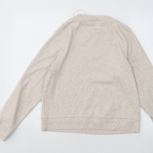 Papaya Womens Pink Cotton Pullover Sweatshirt Size S Pullover