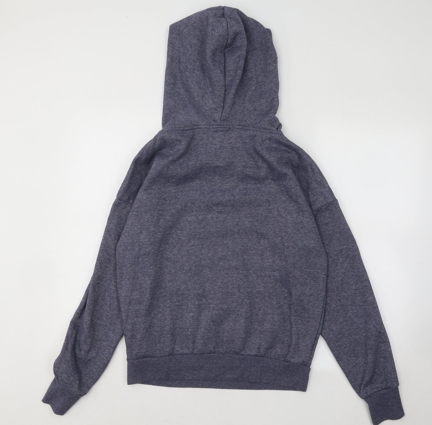 Primark Womens Blue Cotton Pullover Hoodie Size 10 Pullover