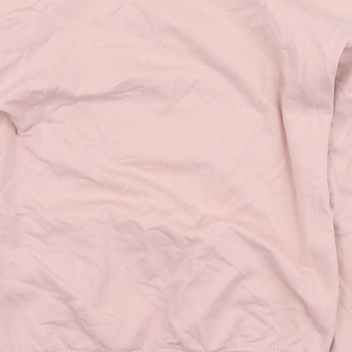 Dunnes Stores Womens Pink Polyester Henley Sweatshirt Size XS Pullover - This is my black