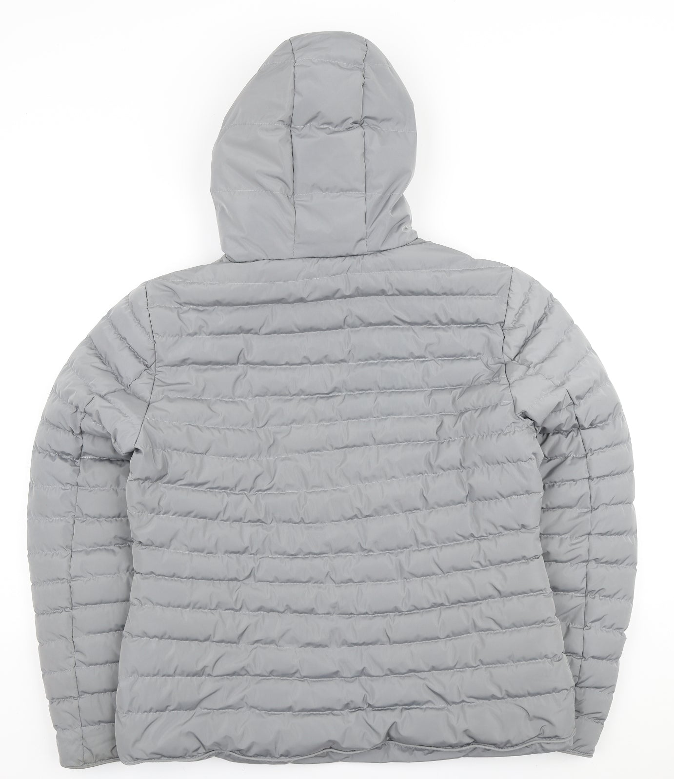 Tokyo Laundry Womens Grey Puffer Jacket Coat Size XL Zip
