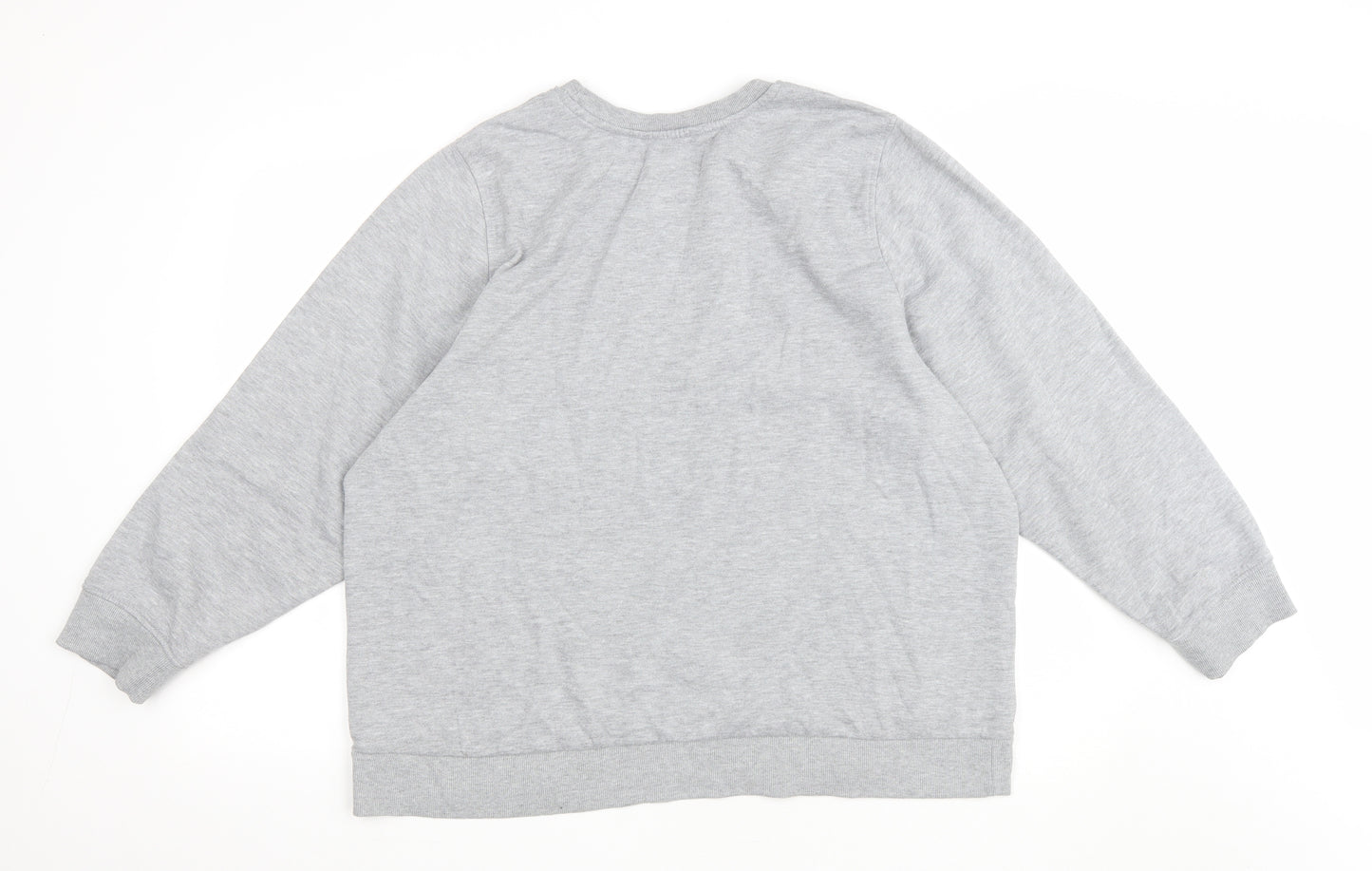 TU Womens Grey Cotton Pullover Sweatshirt Size 20 Pullover