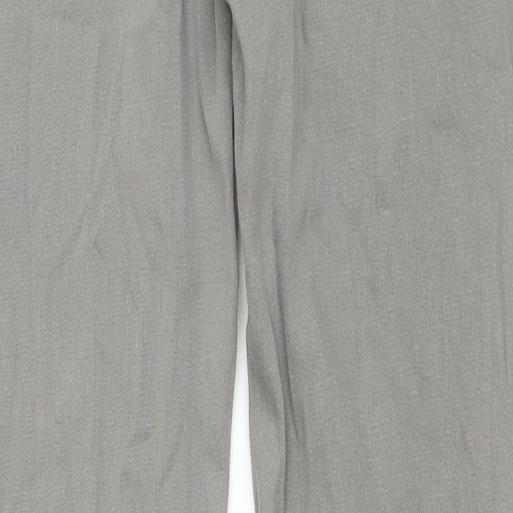 George Womens Grey Cotton Bootcut Jeans Size 8 L31 in Regular Zip