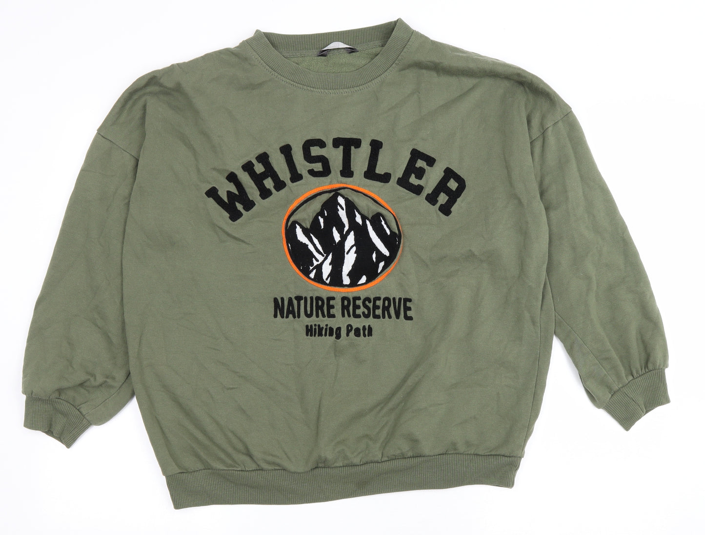 PEP&CO Mens Green Cotton Pullover Sweatshirt Size S - Whistler