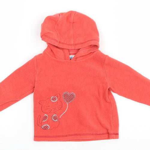 M&Co Baby Orange Jacket Size 18-24 Months Pullover - Cat