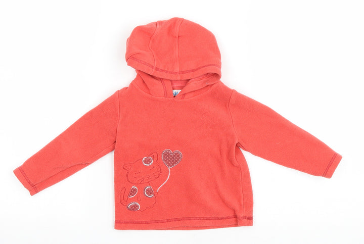 M&Co Baby Orange Jacket Size 18-24 Months Pullover - Cat
