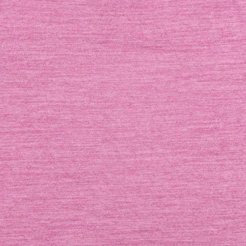 Marks and Spencer Womens Pink Viscose Basic T-Shirt Size 14 Round Neck