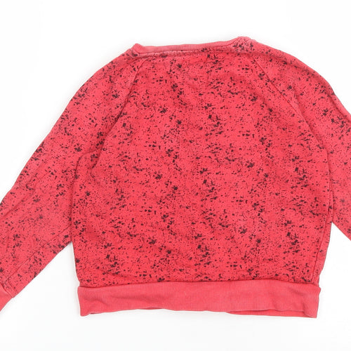 BOYS Boys Pink Cotton Pullover Sweatshirt Size 3-4 Years Pullover - Race Champions