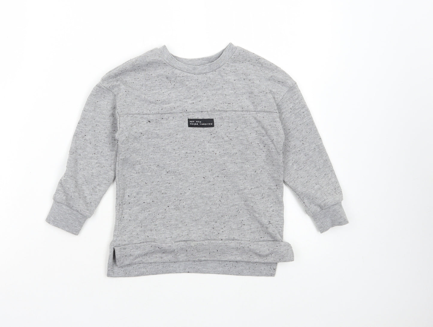 George Boys Grey Round Neck Polyester Pullover Jumper Size 3-4 Years Pullover - Maybe tomorrow