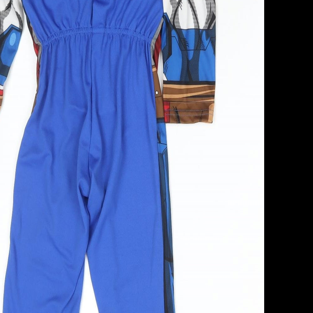 F&F Boys Multicoloured Polyester Basic T-Shirt Size 3-4 Years Round Neck Pullover - Avengers fancy dress