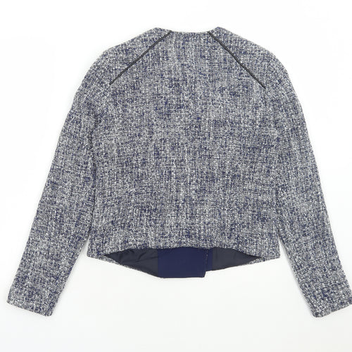 George Womens Blue Jacket Size 10 Zip