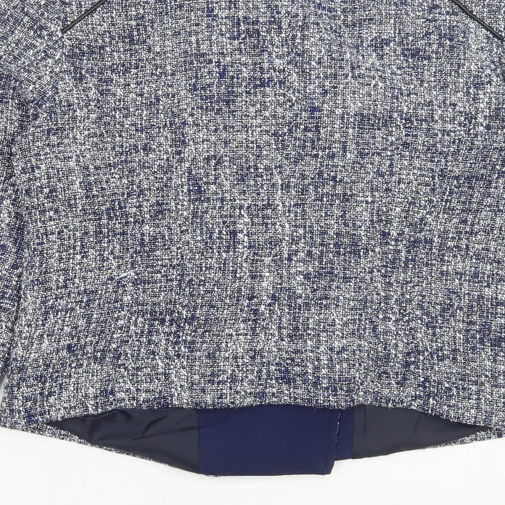 George Womens Blue Jacket Size 10 Zip