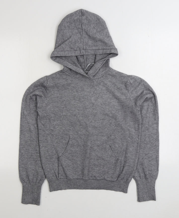 Primark Womens Grey Viscose Pullover Hoodie Size XS Pullover