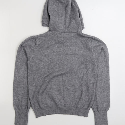 Primark Womens Grey Viscose Pullover Hoodie Size XS Pullover