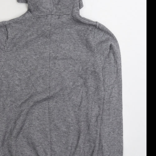 Primark Womens Grey Viscose Pullover Hoodie Size XS Pullover
