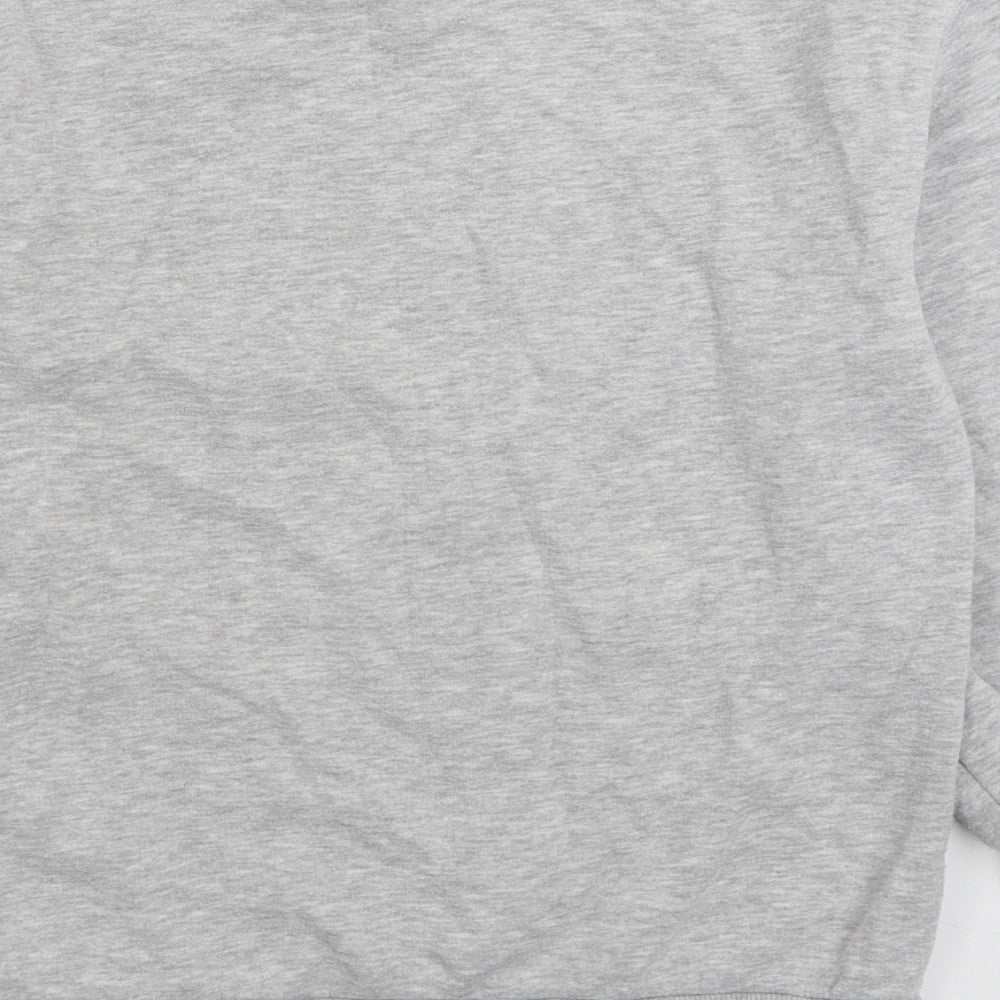Primark Girls Grey Cotton Pullover Sweatshirt Size 8-9 Years Pullover - Christmas Stitch